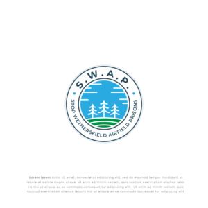 SWAP Stop Wethersfield Airfield Prisons | Diseño de Logo por Madink Studios