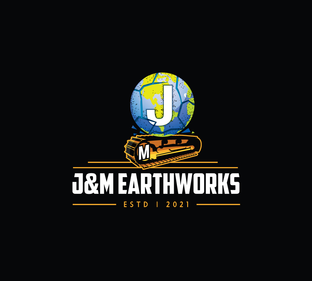 Logo-Design von step forward 2 für J&M Earthworks  | Design #27829058