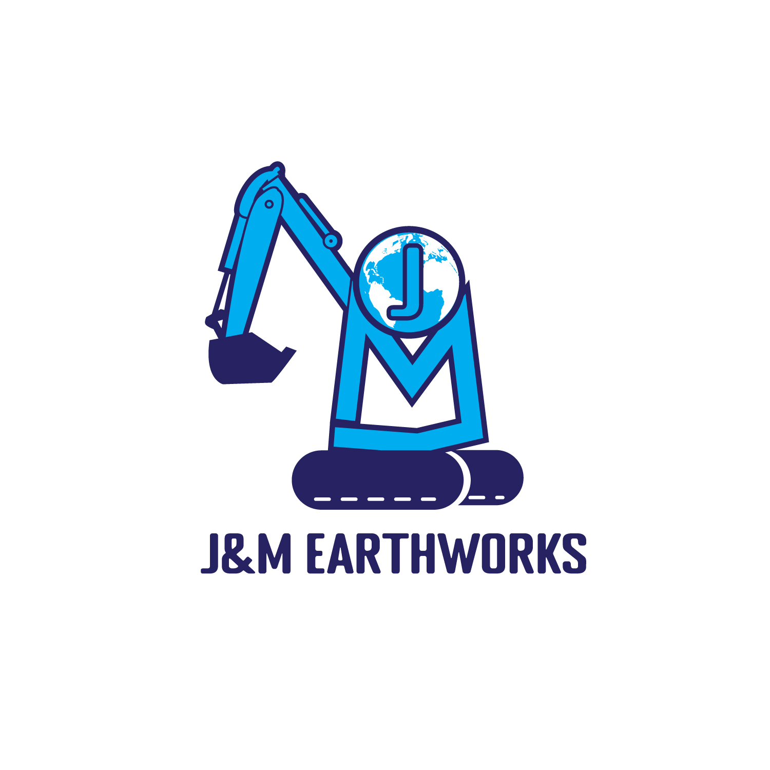 Logo-Design von geni für J&M Earthworks  | Design #27827991