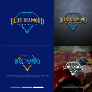 Logo Design by Nembelas Studio for BLUE DIAMOND DETAILING LTD | Design: #27834996