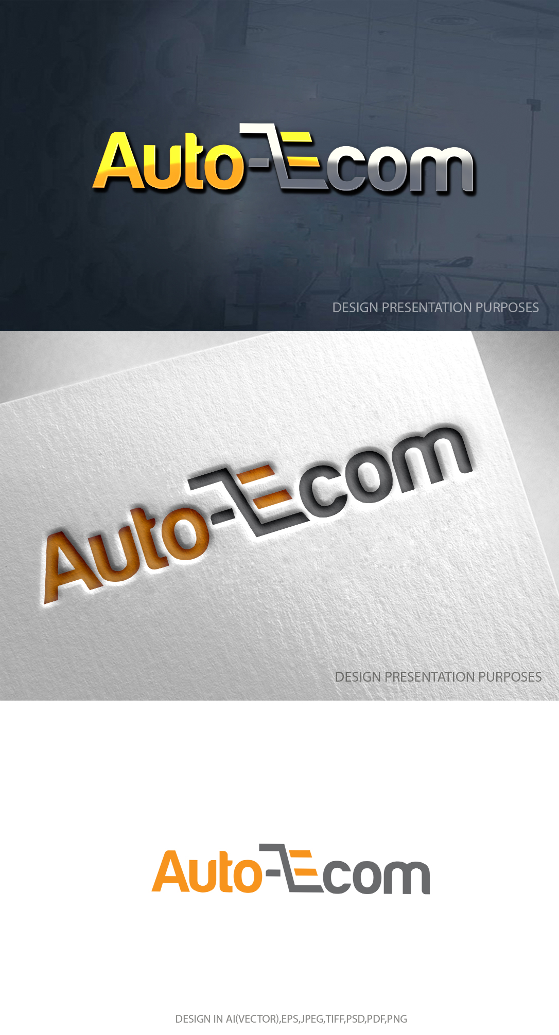 Logo Design by zebronicgraphic for Auto-Ecom | Design #27835949