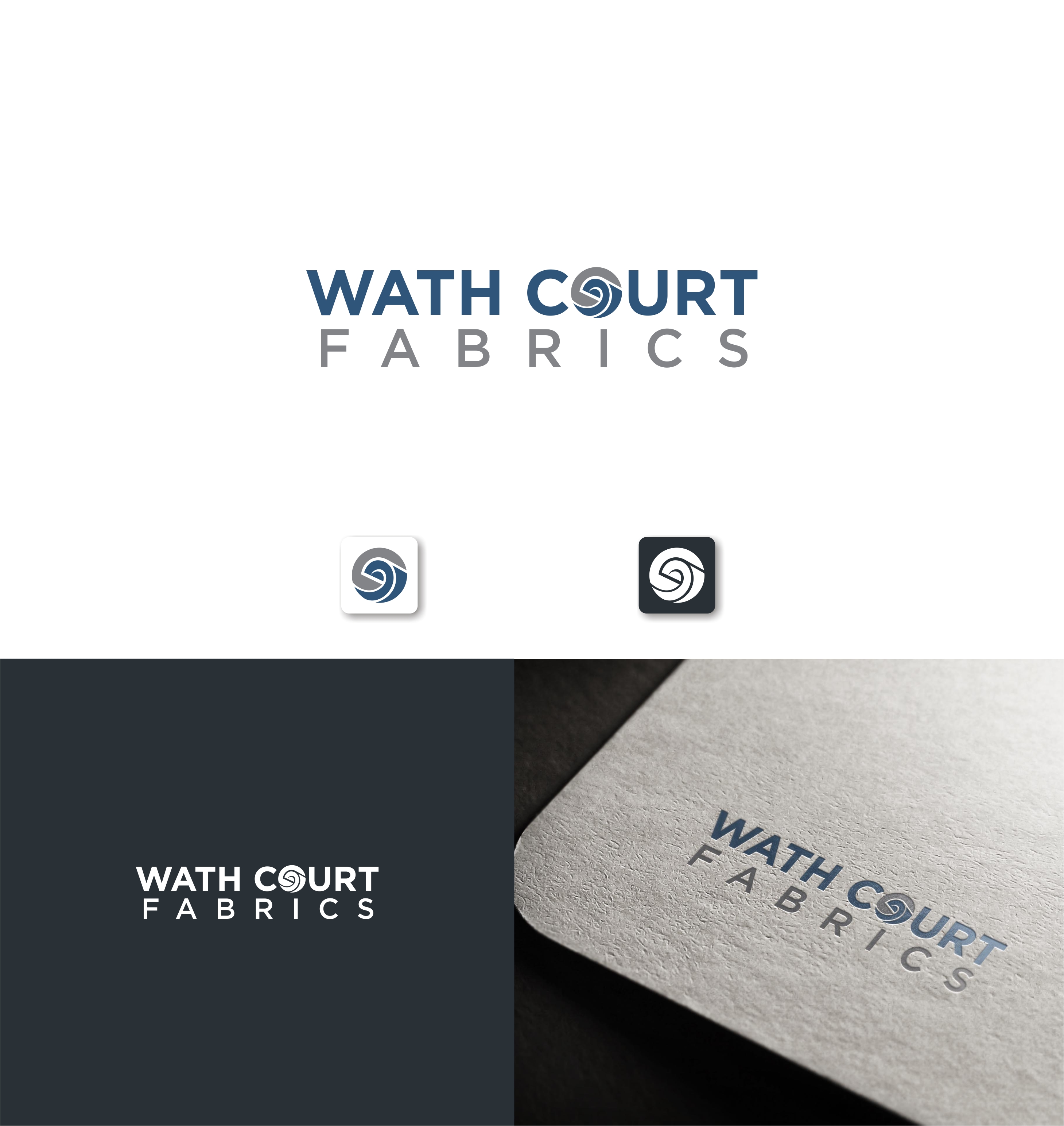 Logo Design by Joenet Jayawarna for Wath Court Fabrics | Design #27832969