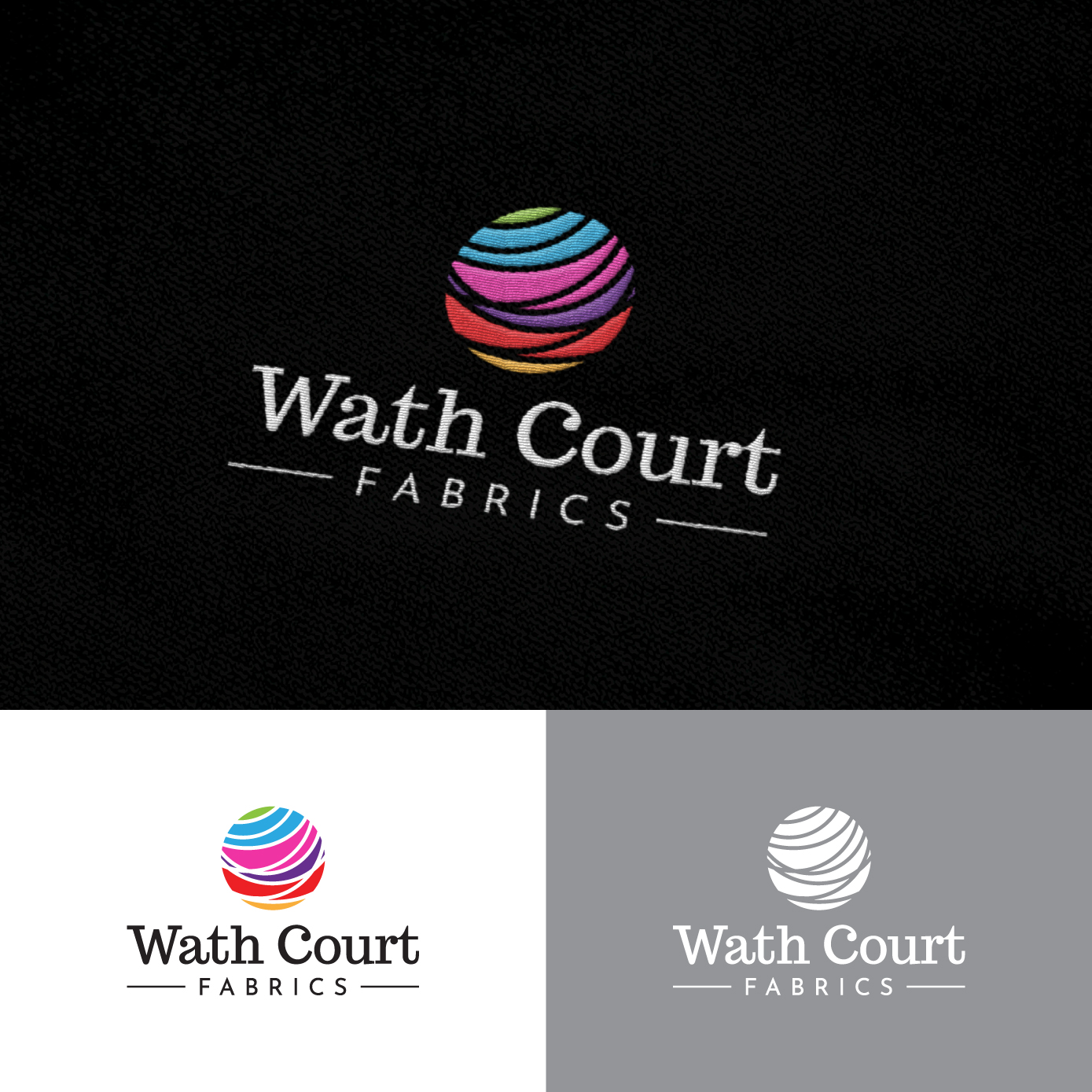 Logo Design by Radsky17 for Wath Court Fabrics | Design #27835298
