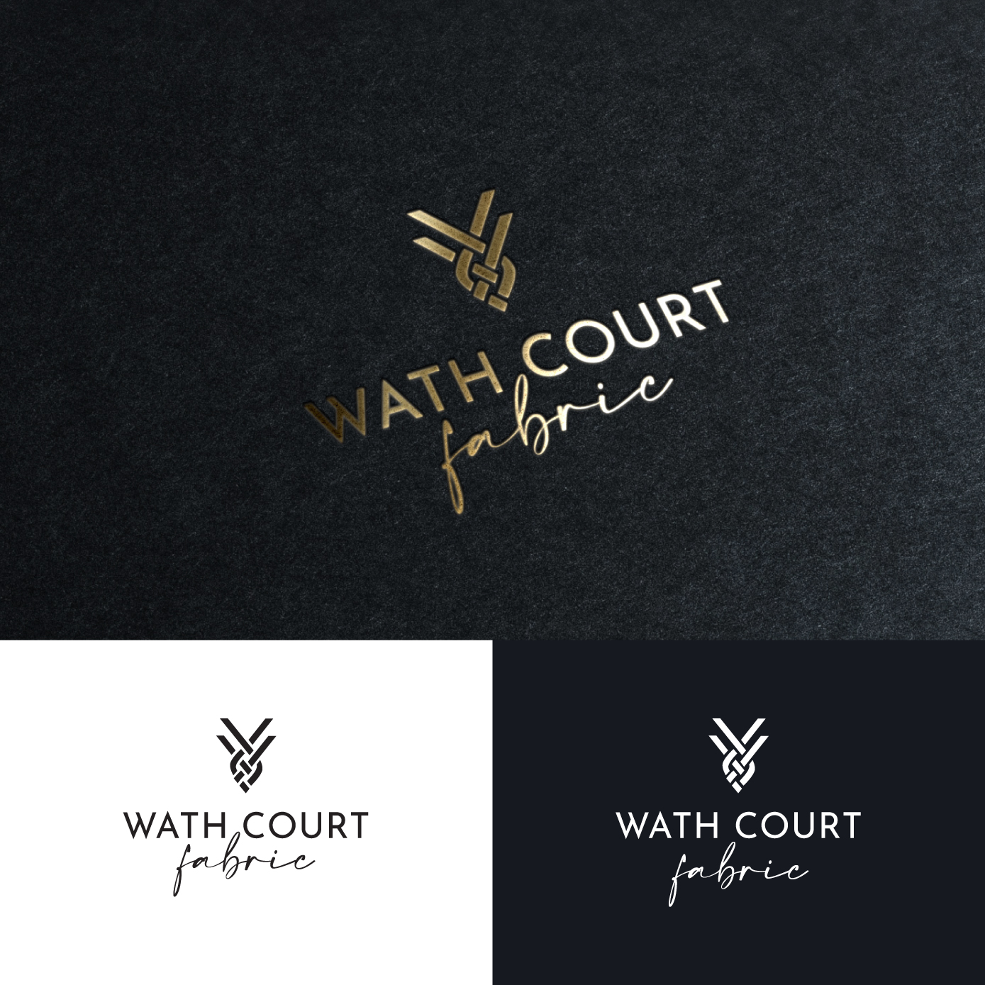 Logo Design by Radsky17 for Wath Court Fabrics | Design #27835354