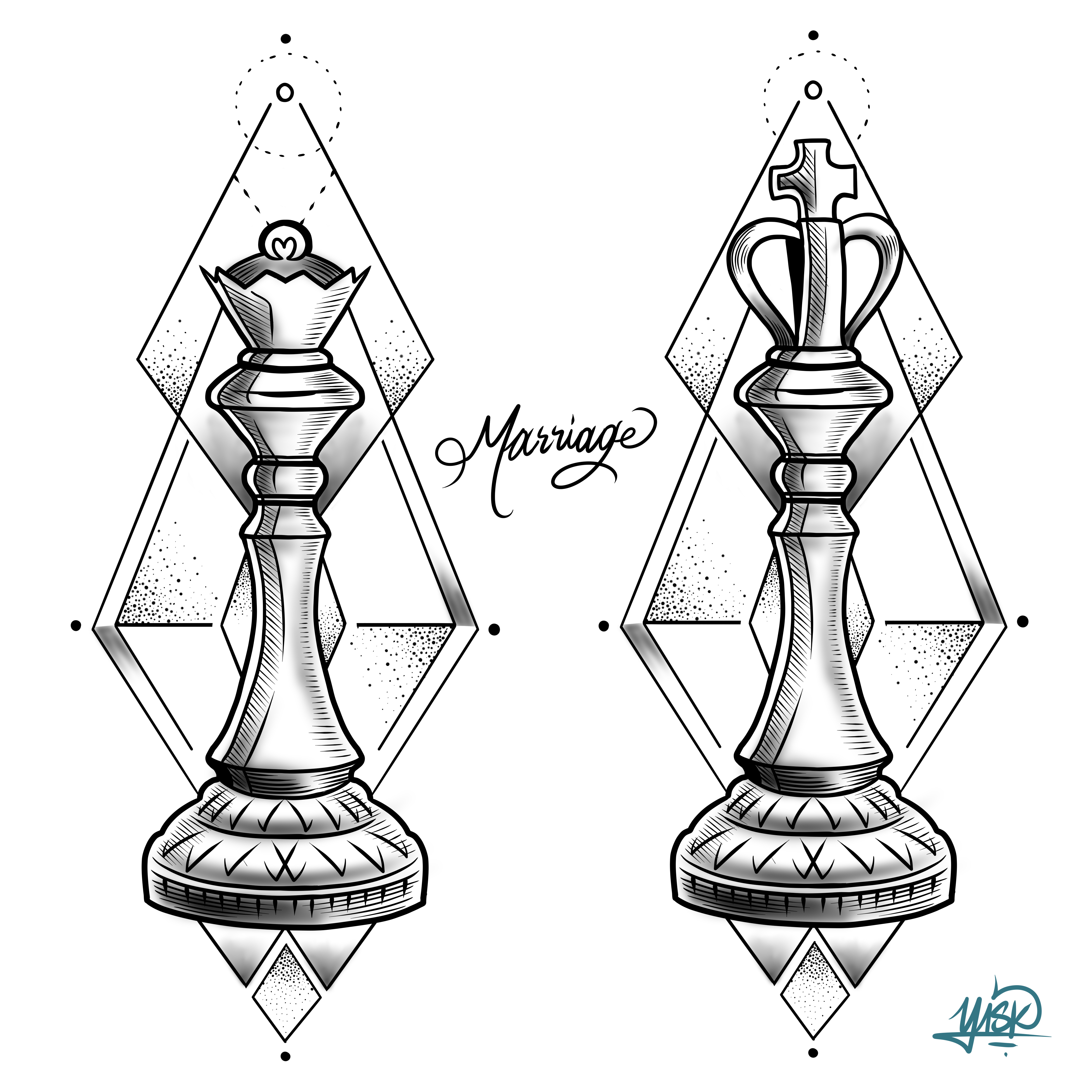 Tattoo Design by El Yisk 2 for this project | Design #27834134