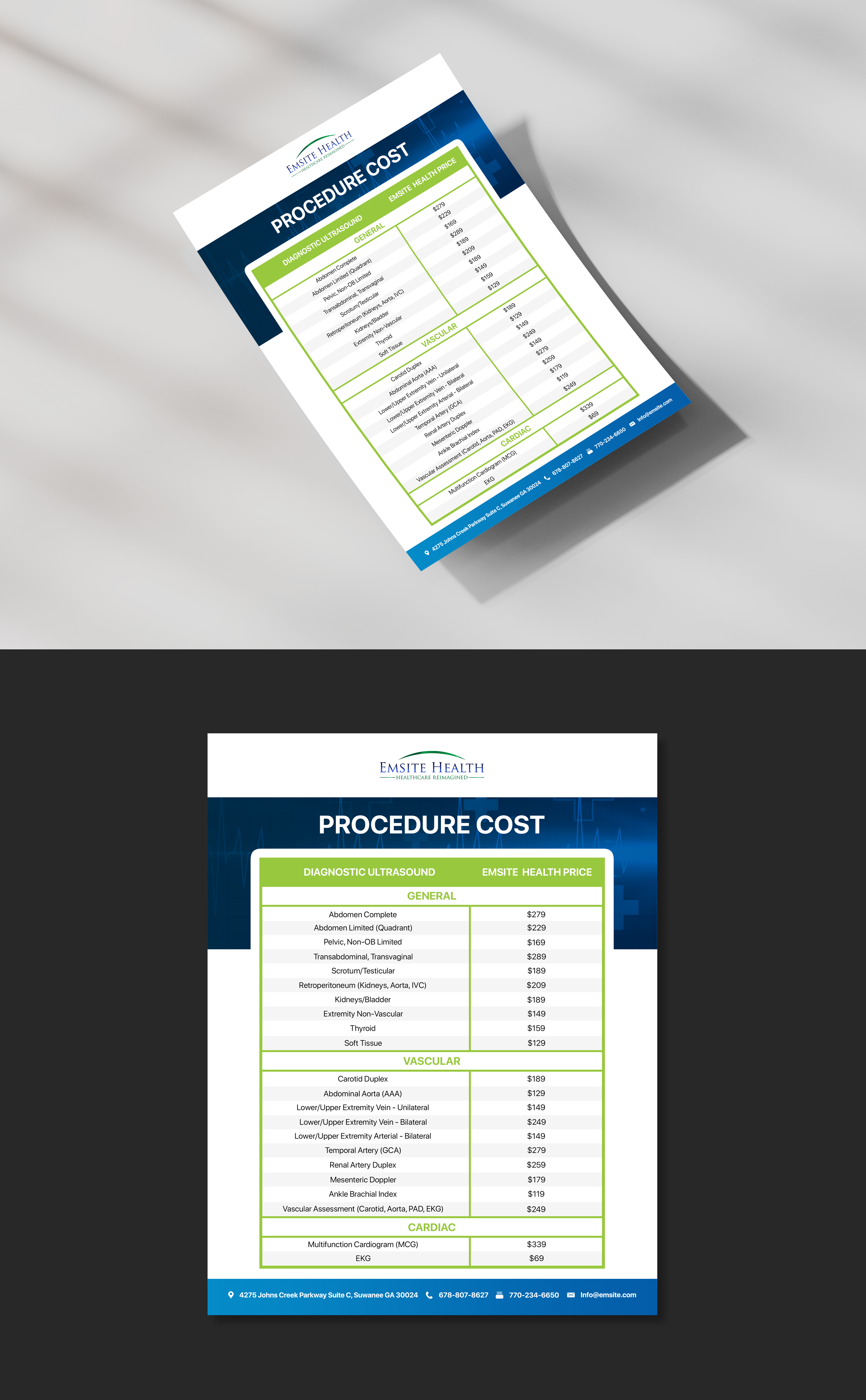 Flyer-Design von SheilaGrace für Emsite Health | Design #27839757