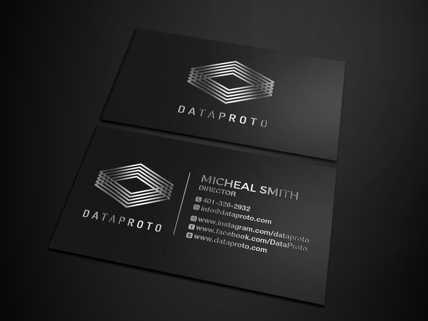 Business Card Design by RENEXIT for DataProto | Design #27836553