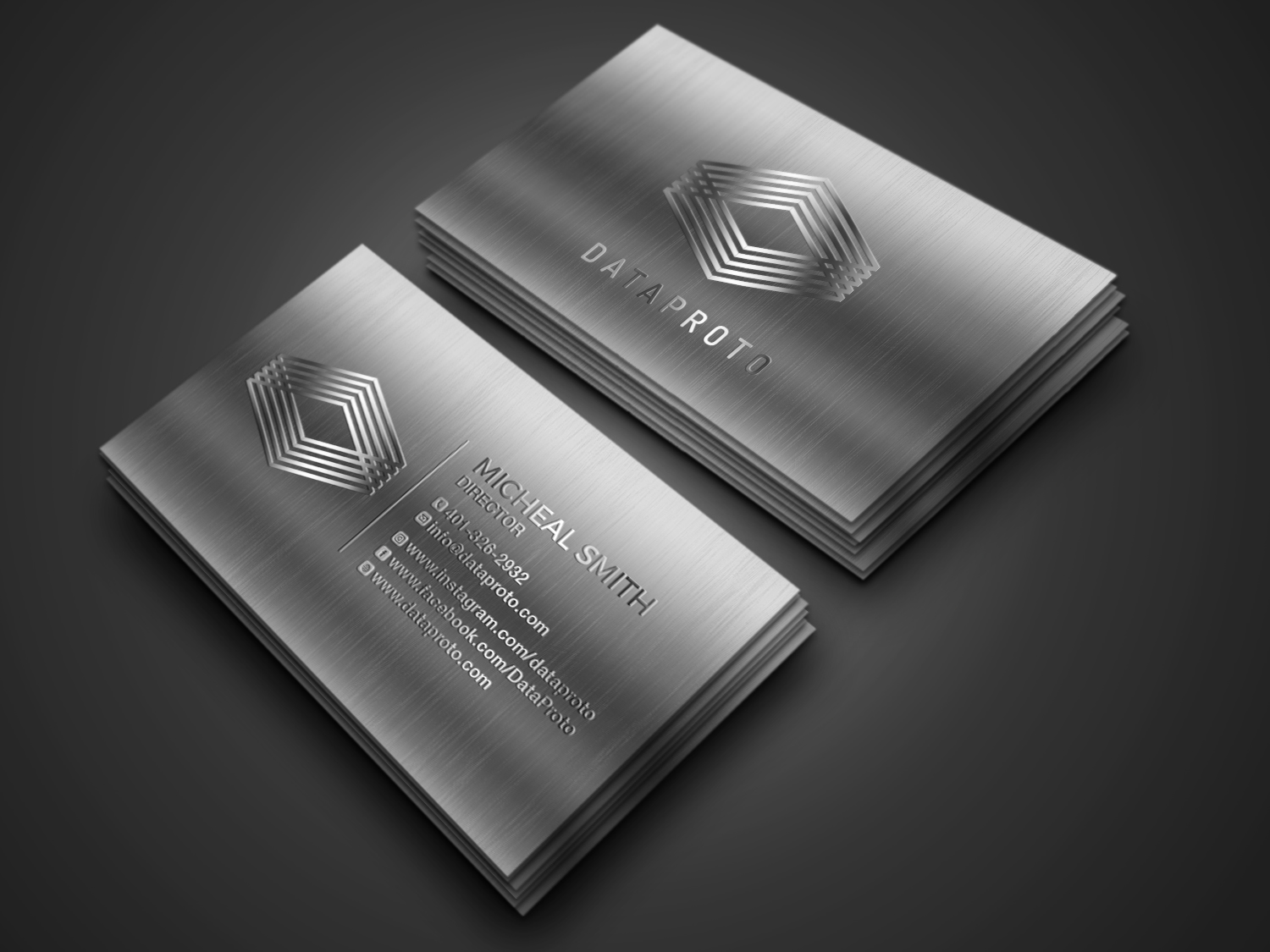 Business Card Design by RENEXIT for DataProto | Design #27836620