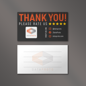 Business Card Design by Vishwa Basnayake for DataProto | Design: #27855272