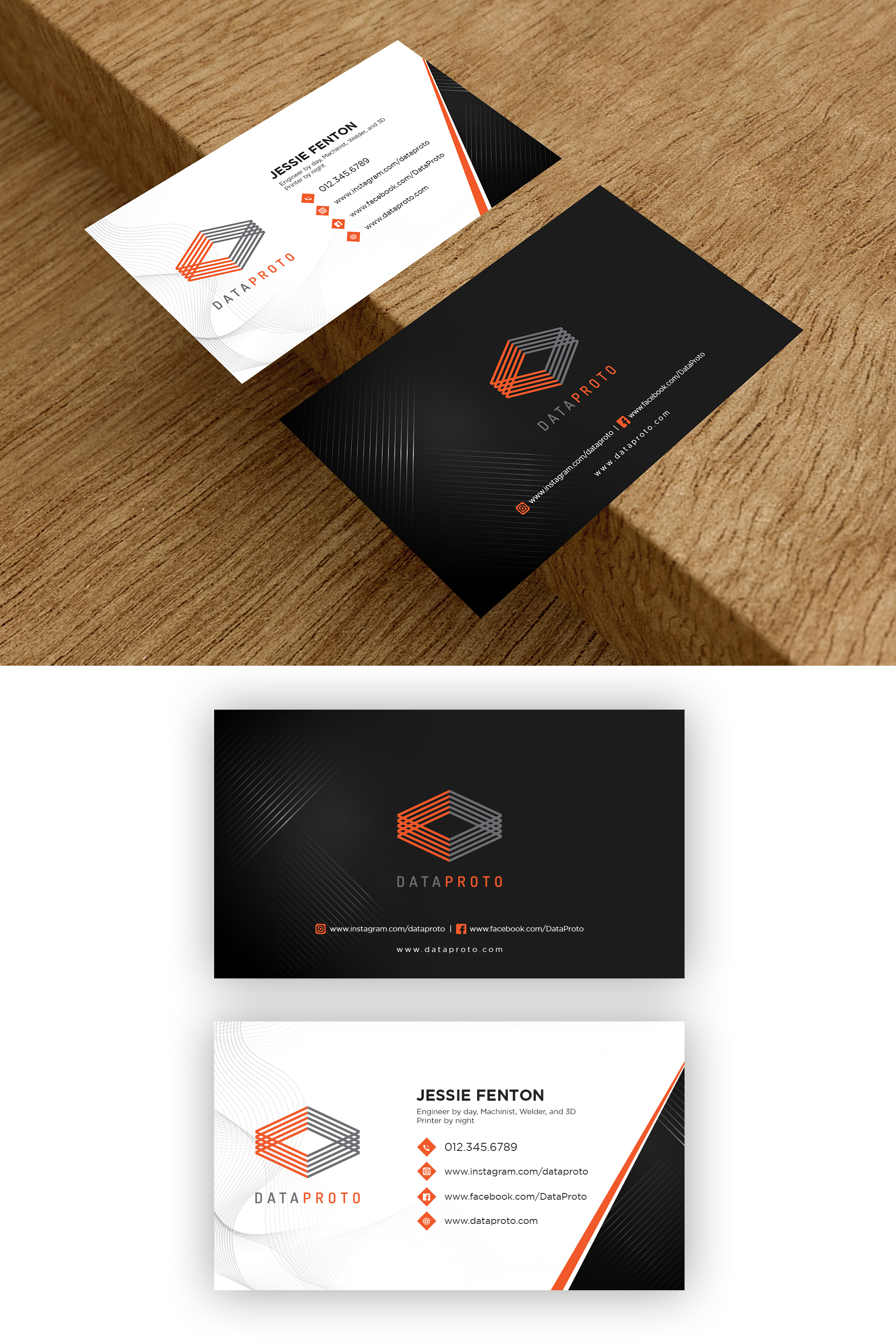 Business Card Design by debdesign for DataProto | Design #27836865
