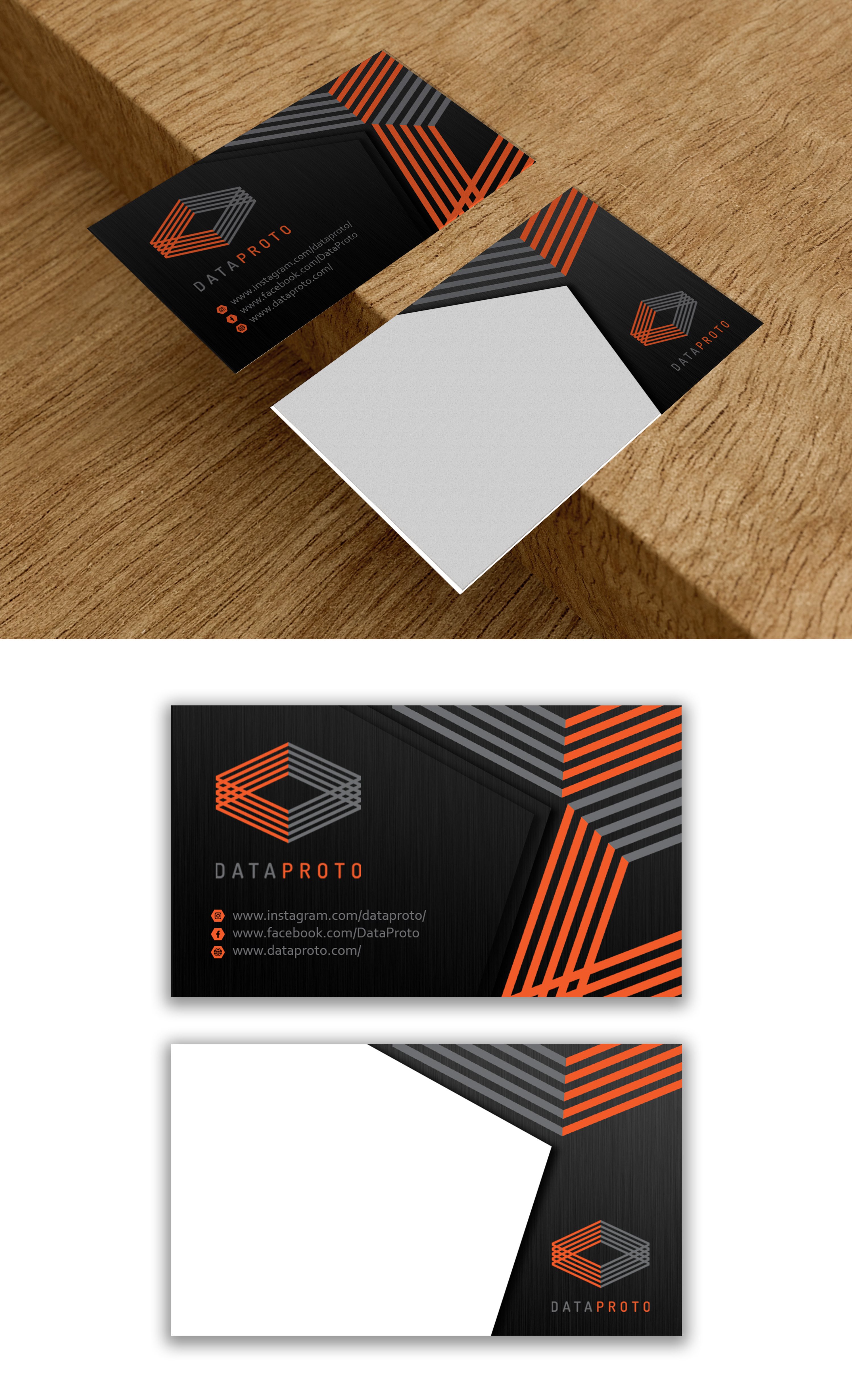 Business Card Design by debdesign for DataProto | Design #27841407