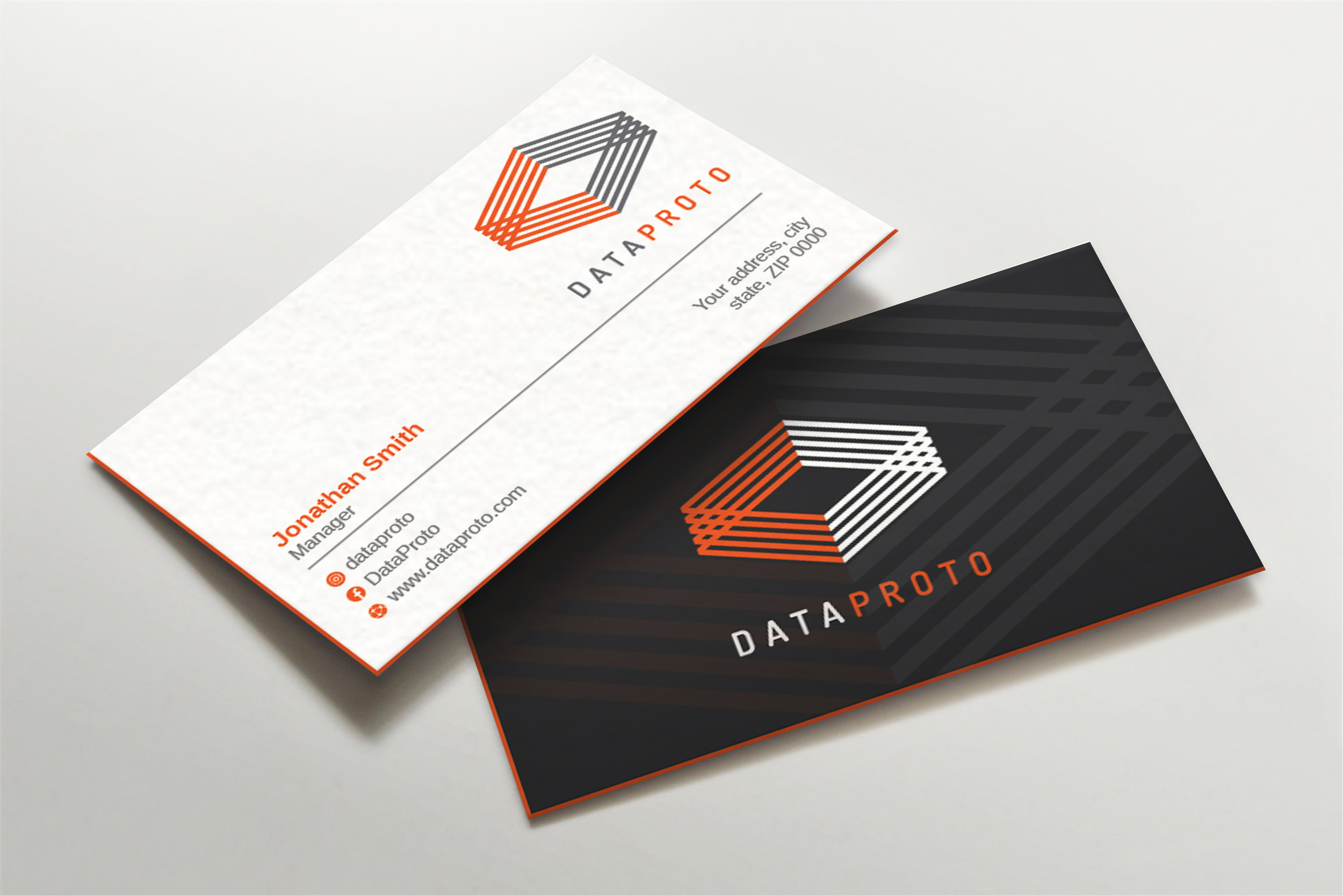 Business Card Design by LAXMI DESIGNHUB for DataProto | Design #27835831