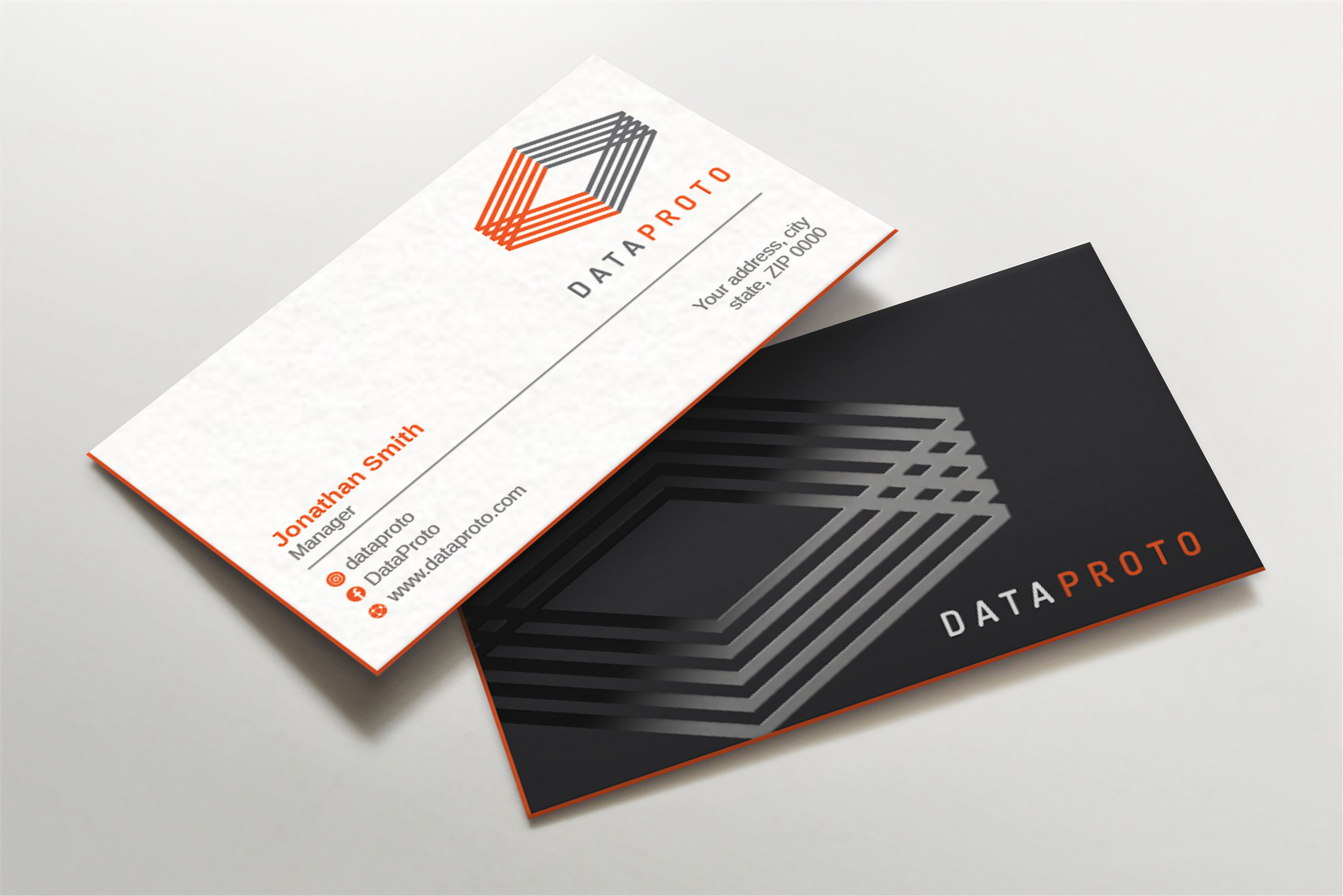 Business Card Design by LAXMI DESIGNHUB for DataProto | Design #27835832