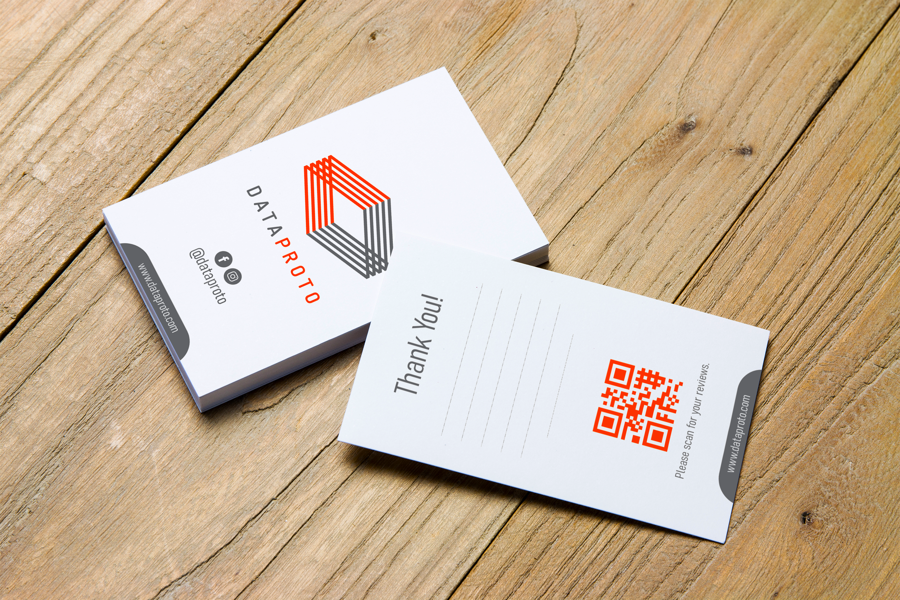 Business Card Design by Mr. Dzyner for DataProto | Design #27836451