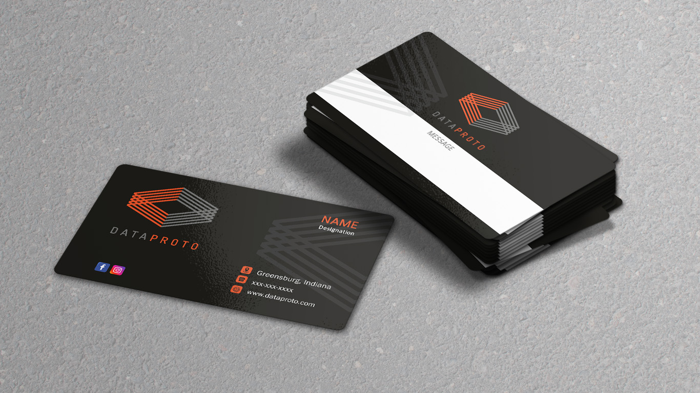 Business Card Design by Dave Paresh for DataProto | Design #27861124