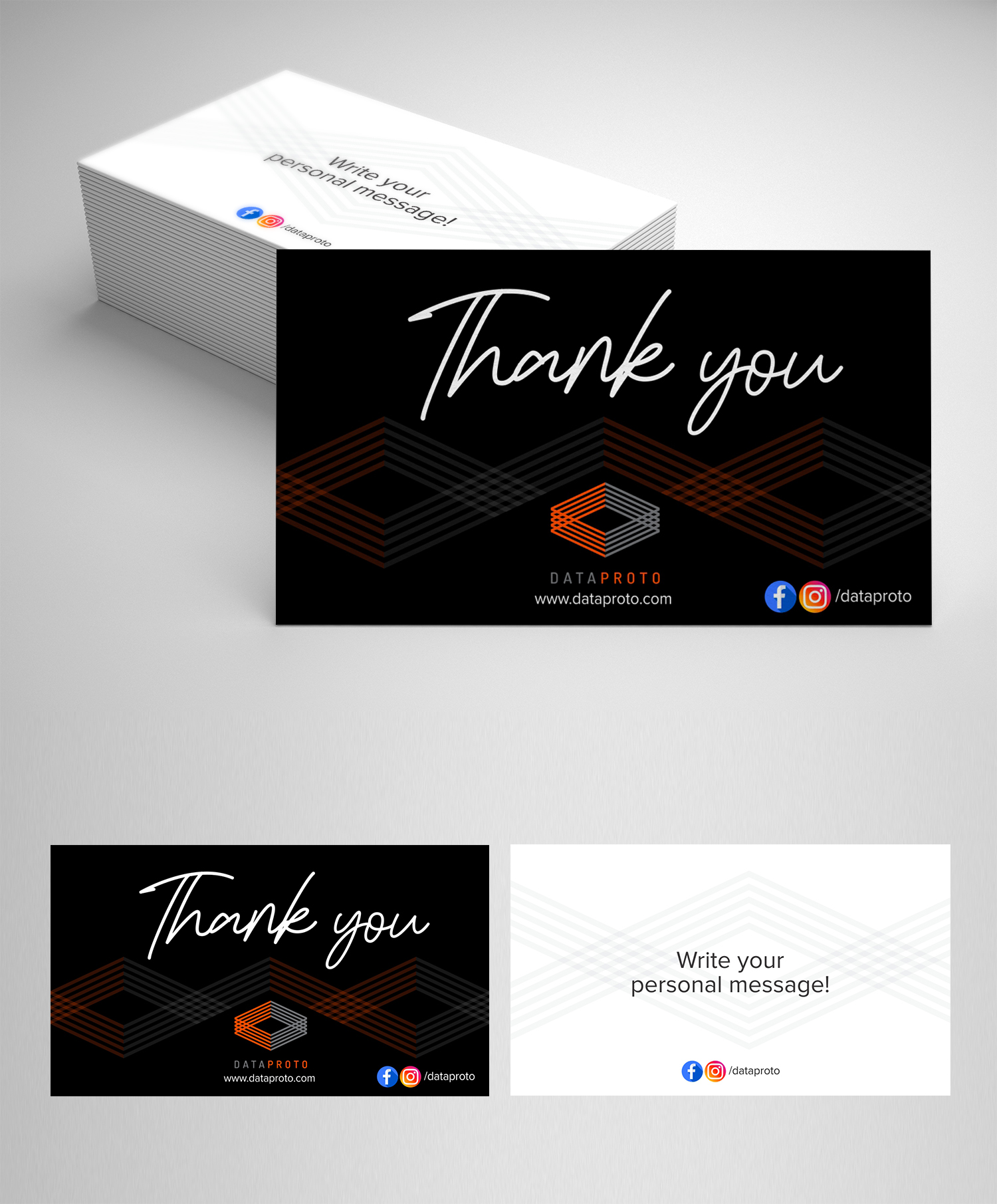 Business Card Design by Aurora:) for DataProto | Design #27836163