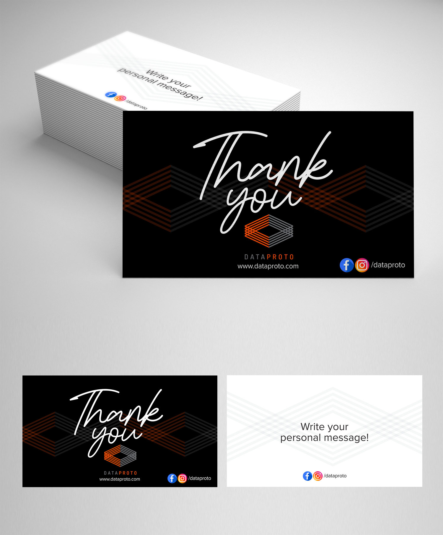 Business Card Design by Aurora:) for DataProto | Design #27836164