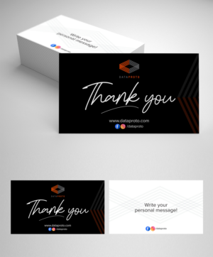 Business Card Design by Aurora:) for DataProto | Design: #27841023