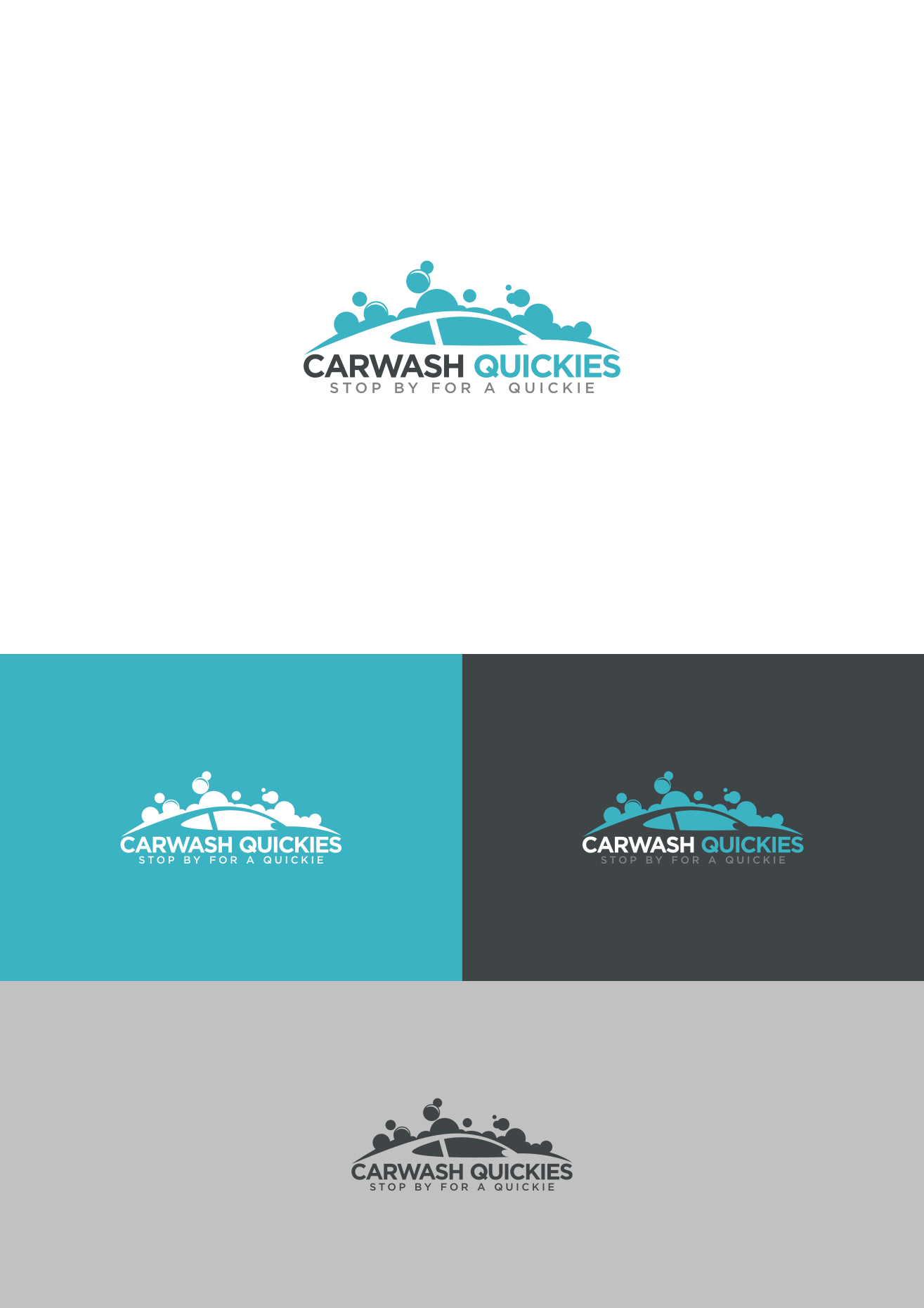 Logo Design by studiox for CarWashQuickies | Design #27843064