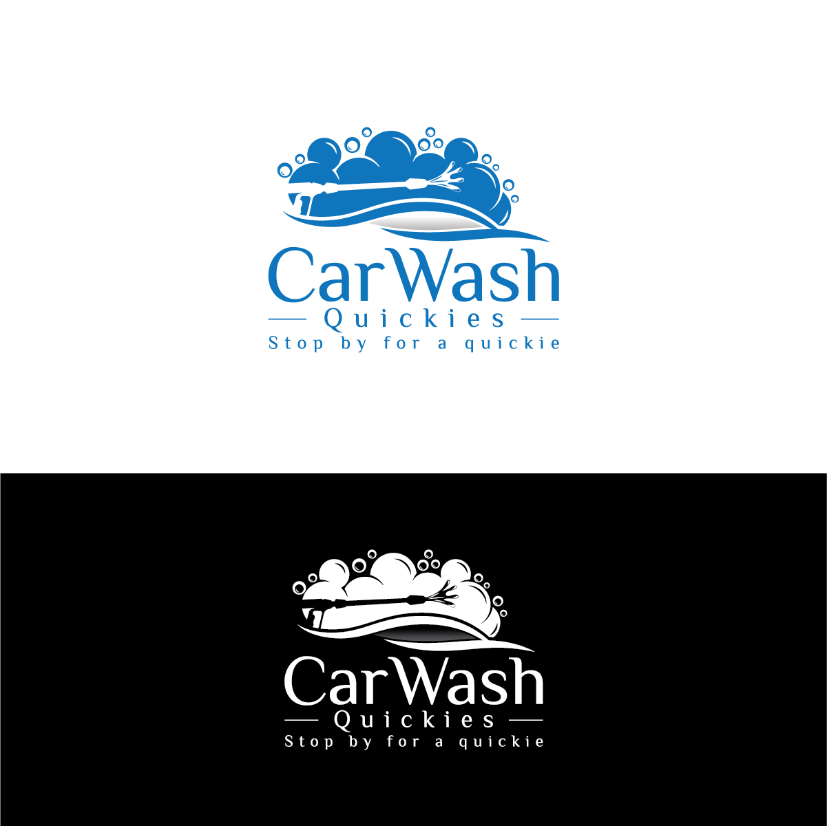 Logo-Design von Deziners Zone für CarWashQuickies | Design #27840360