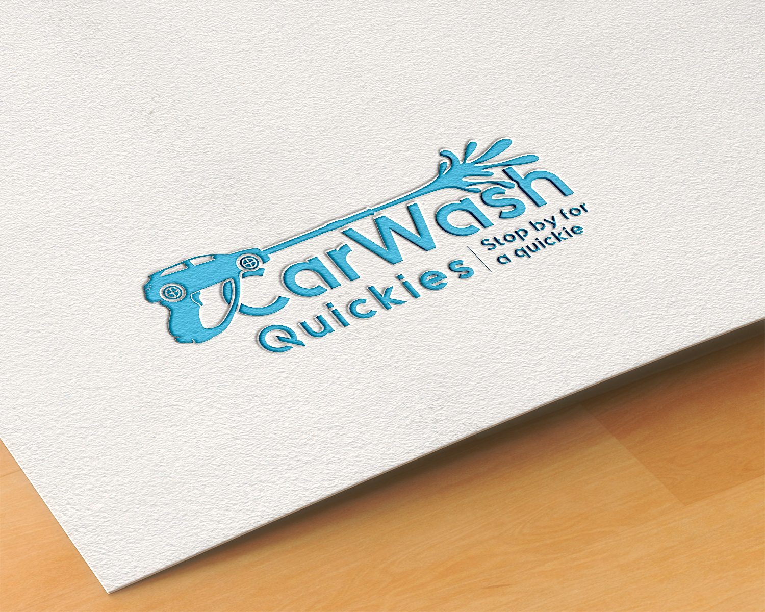 Logo Design by Deziners Zone for CarWashQuickies | Design #27840362