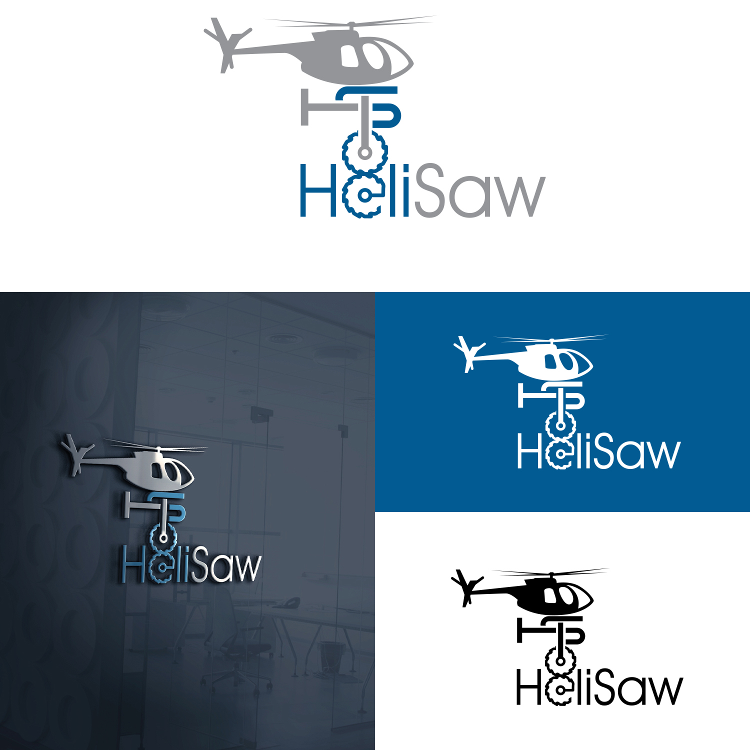 Logo Design by Maxo-Biz for Heli Aviation | Design #27840296