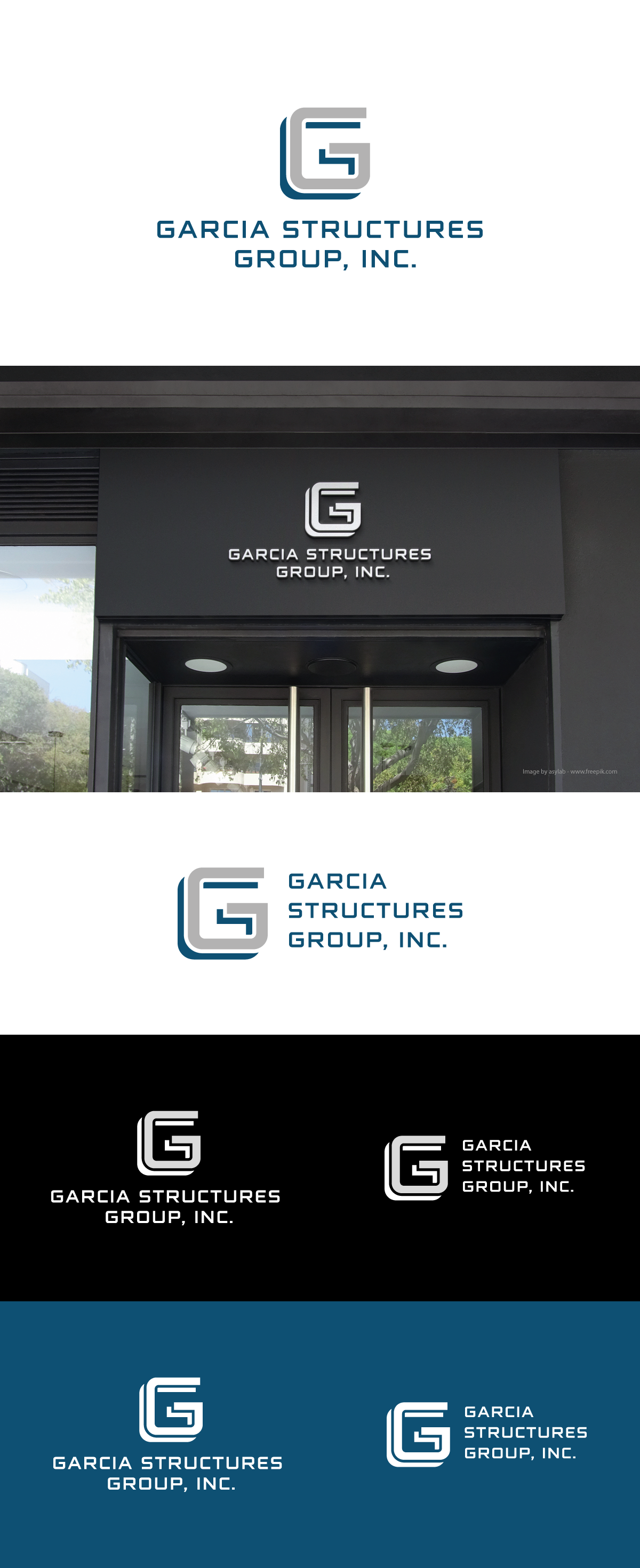 Logo Design by Lilie for garcia structures group, inc. | Design #27862928