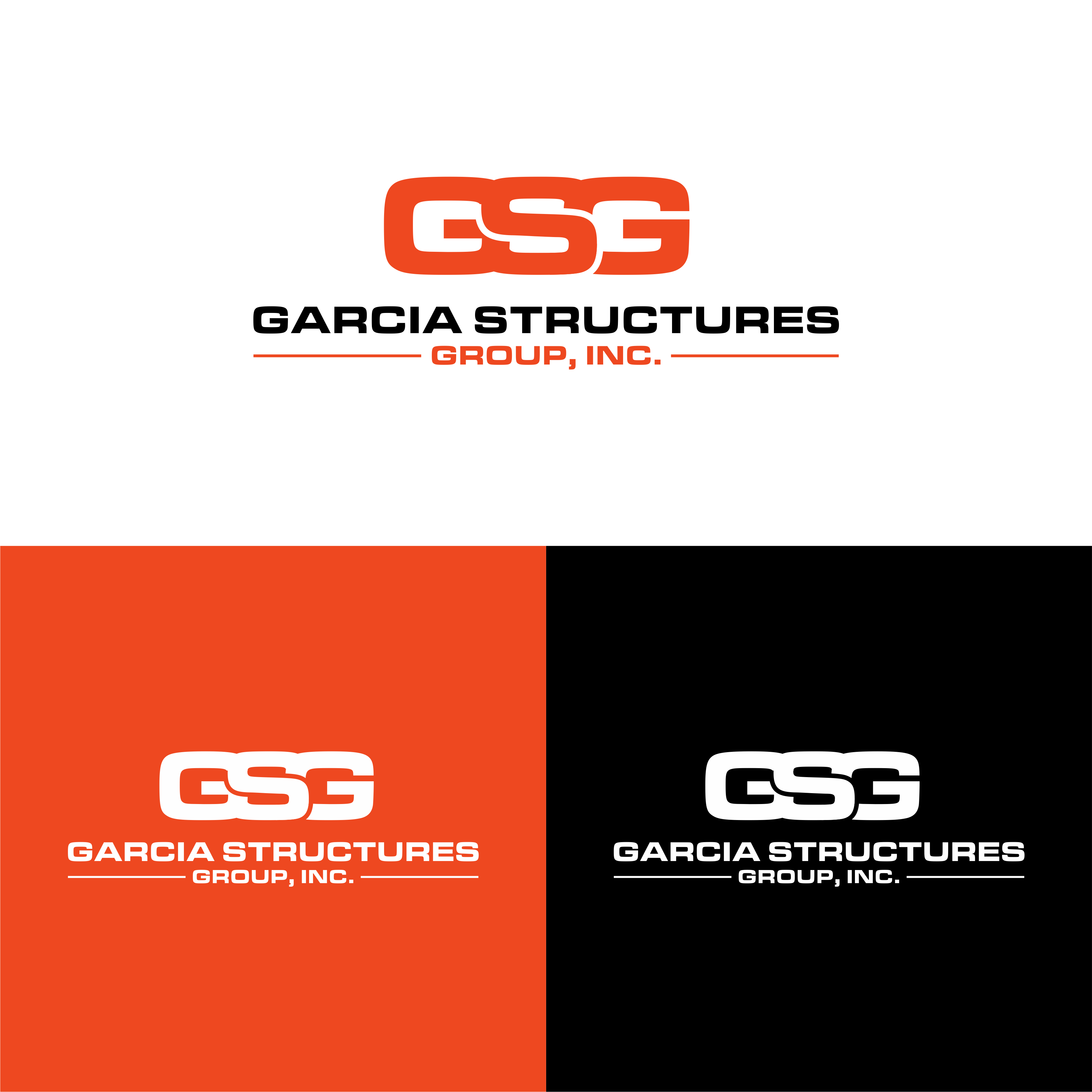 Logo Design by achil78 for garcia structures group, inc. | Design #27840604