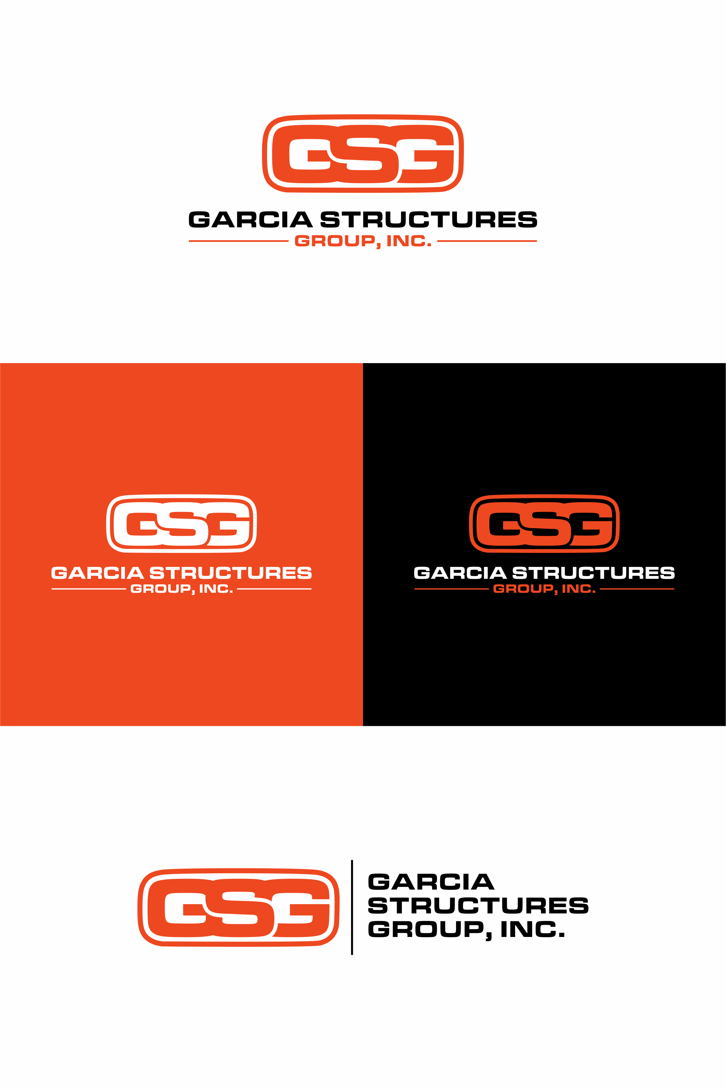 Logo Design by achil78 for garcia structures group, inc. | Design #27849949