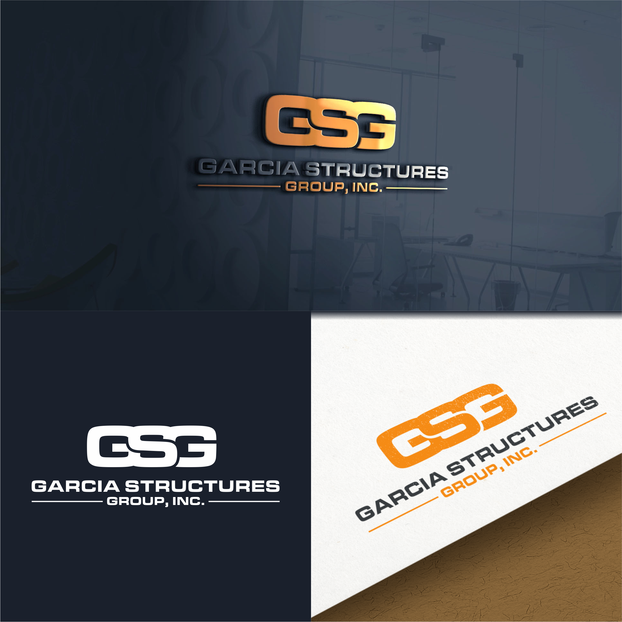 Logo Design by achil78 for garcia structures group, inc. | Design #27860661
