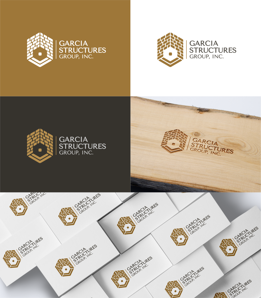 Logo Design by artswolf for garcia structures group, inc. | Design #27865653