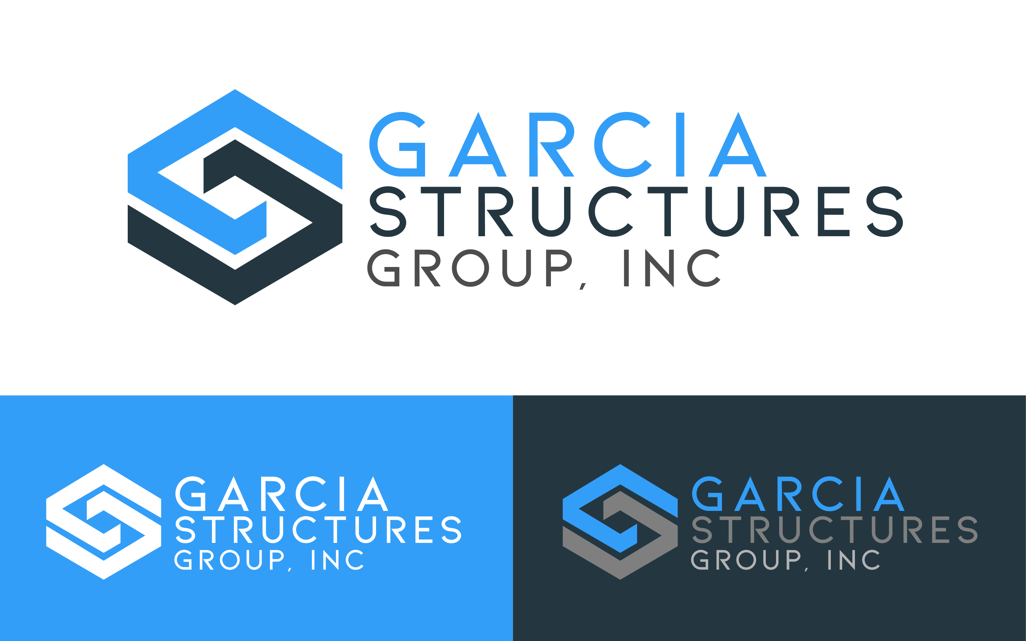 Logo Design by SeeYouOnline for garcia structures group, inc. | Design #27843775