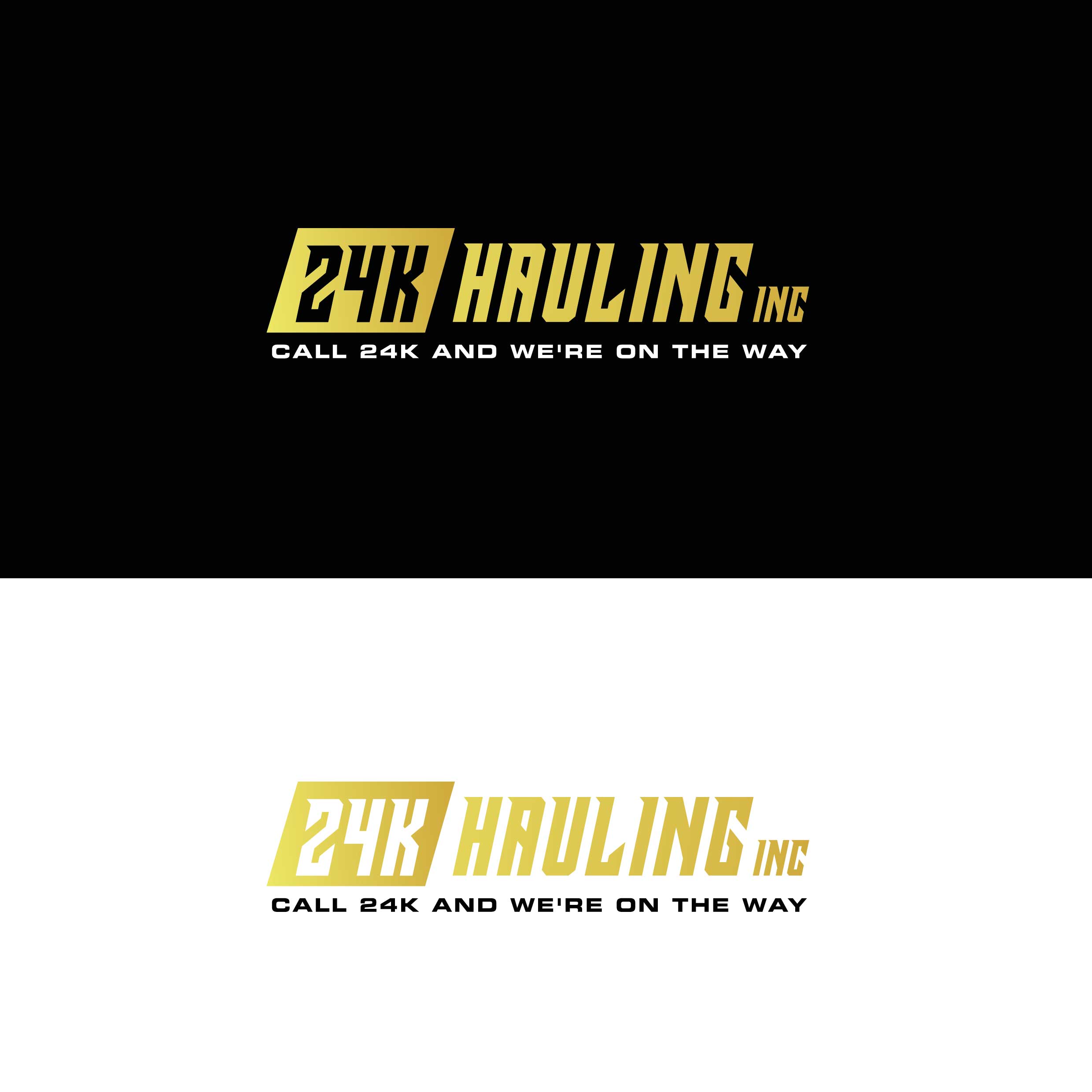 Logo Design by Anton for 24k Hauling Inc | Design #27844021