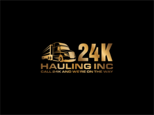 Diseño de Logo por BNdesigner para 24k Hauling Inc | Diseño: #27845012