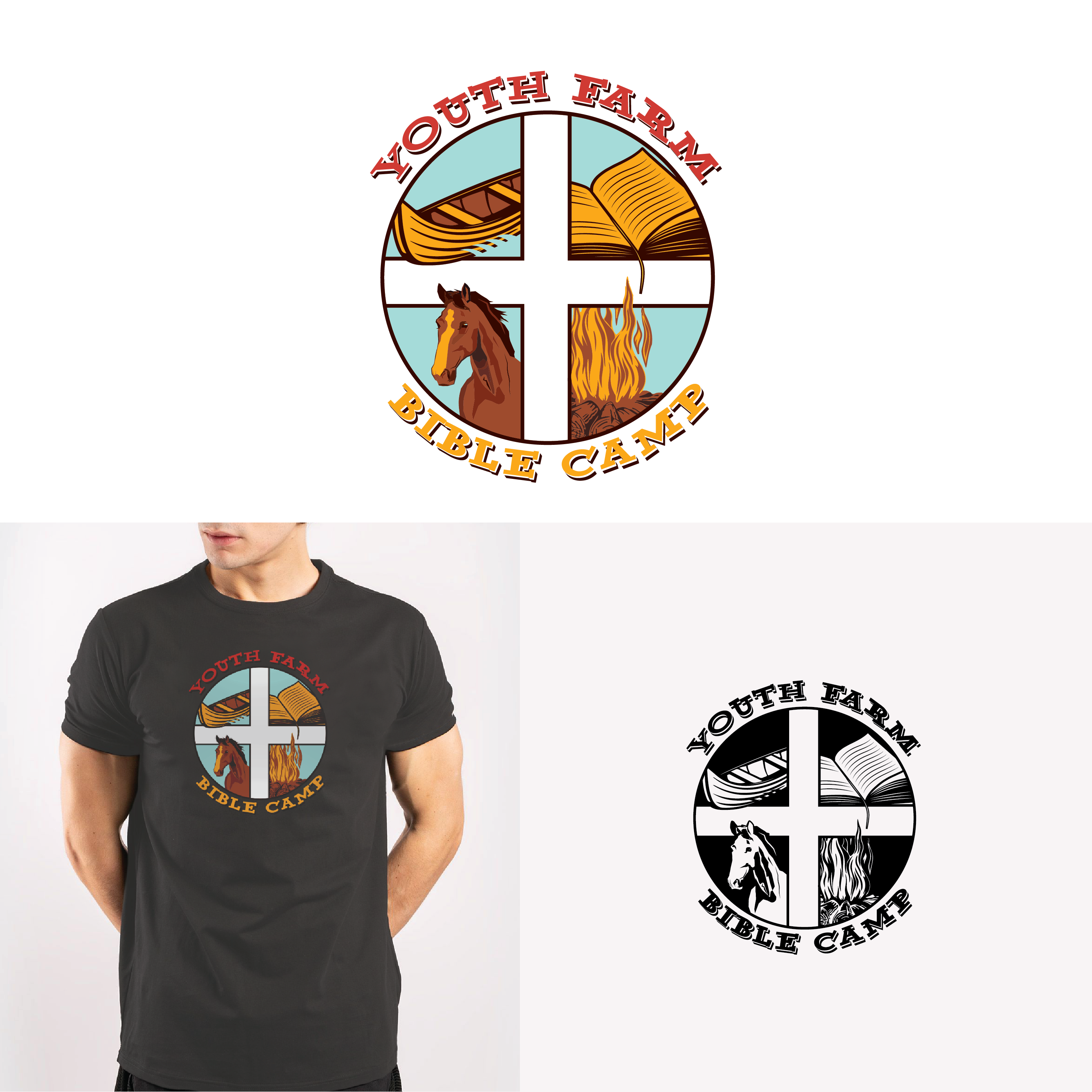 Grafik-Design von NightCrawler für Youth Farm Bible Camp | Design #27845722