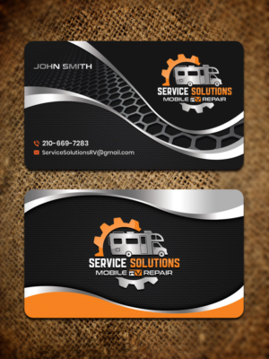 Service Solutions Mobile RV Repair | Diseño de Tarjeta de Presentación por Sandaruwan