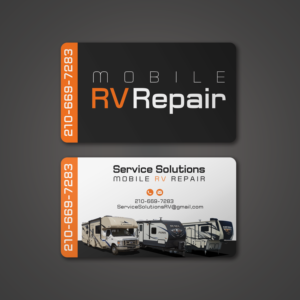 Service Solutions Mobile RV Repair | Diseño de Tarjeta de Presentación por Vishwa Basnayake