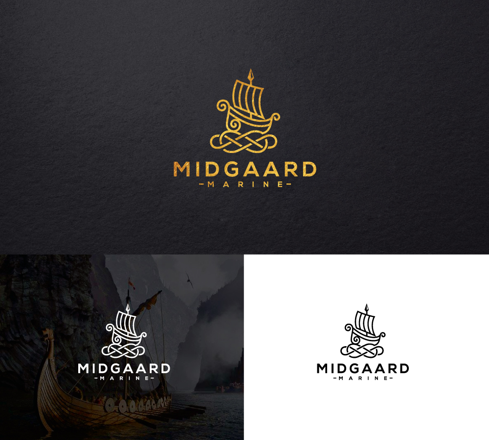 Logo Design by step forward 2 for Midgaard Marine | Design #27845861