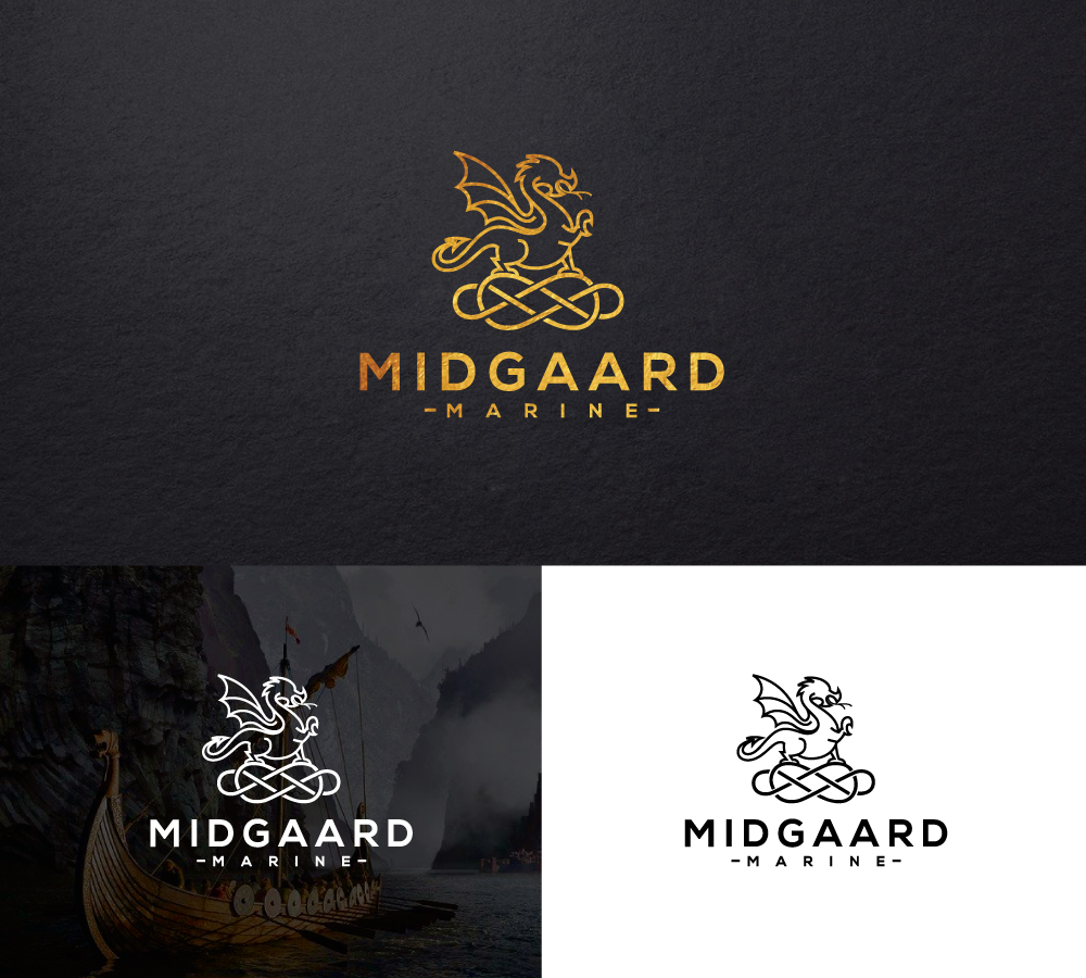 Logo Design by step forward 2 for Midgaard Marine | Design #27895245