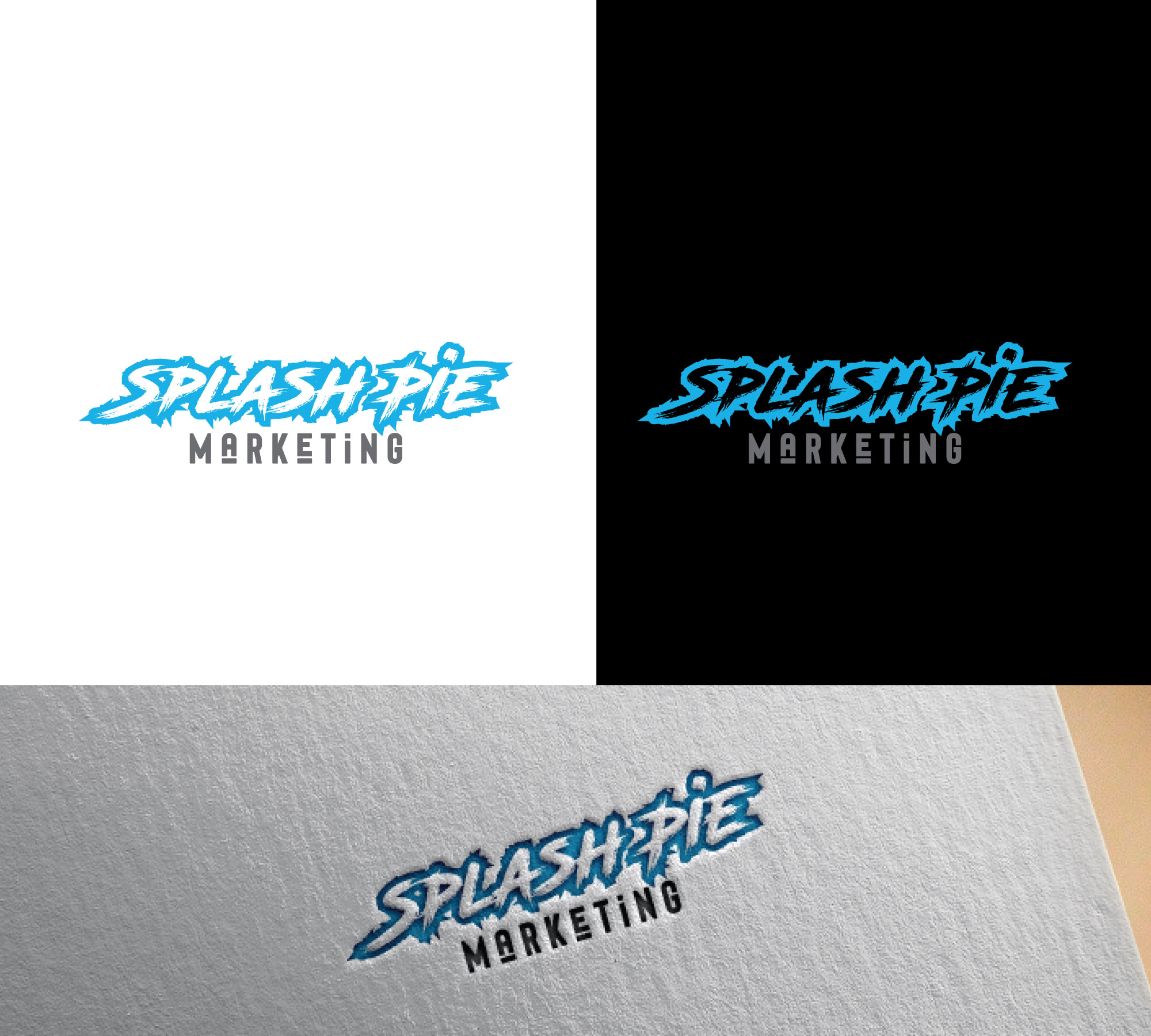 Logo Design by RRR Design for Splash Pie Marketing | Design #27844161