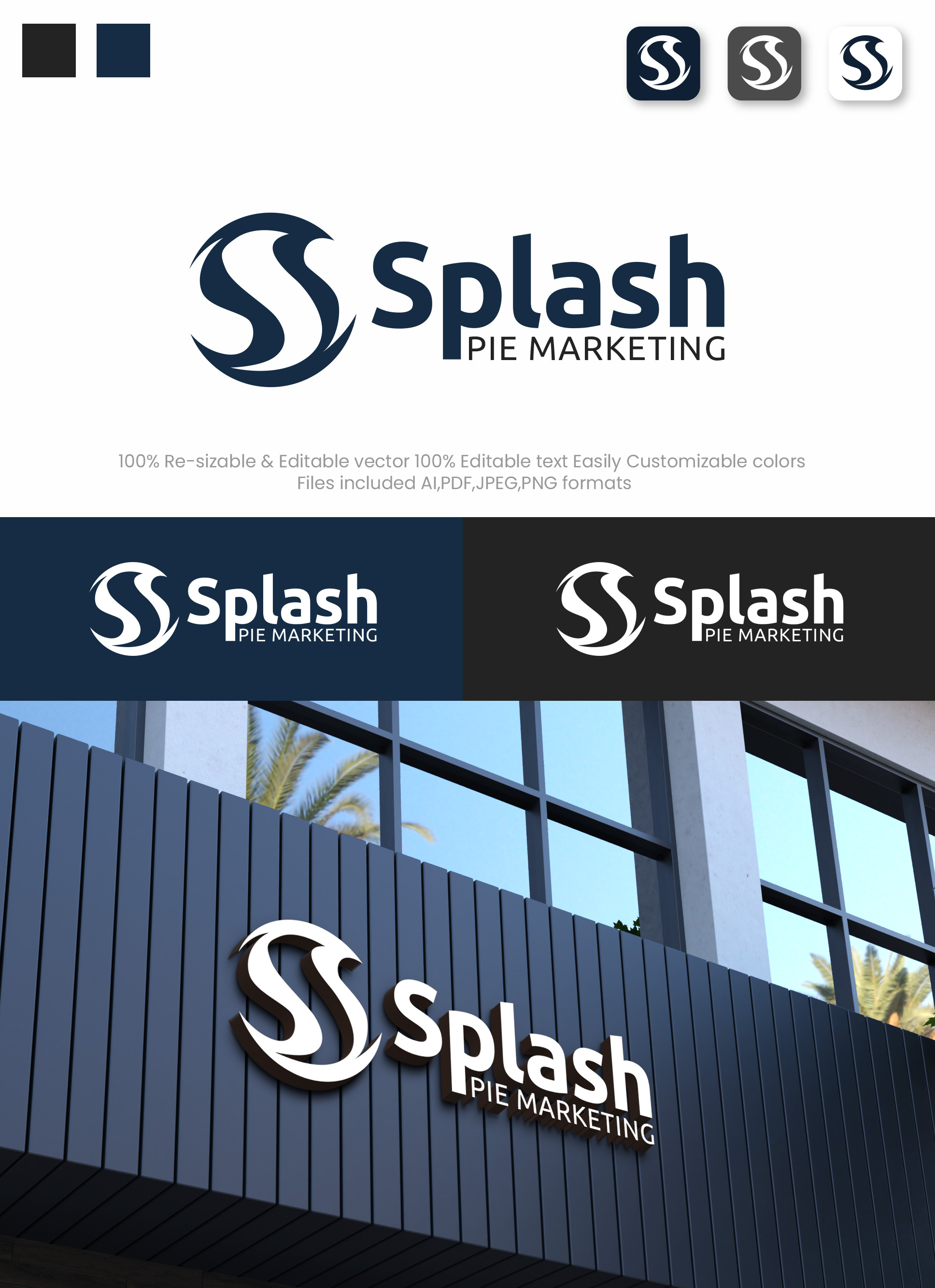 Design de Logo par Design Athics pour Splash Pie Marketing | Design #27858989