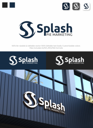 Logo Design by Design Athics for Splash Pie Marketing | Design: #27858989