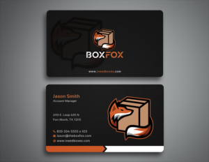 Business card for a shipping supplies business | Visitenkarten-Design von Creative Moon Design