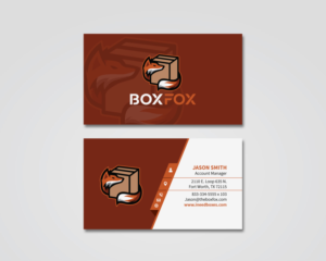 Business card for a shipping supplies business | Visitenkarten-Design von MDesign