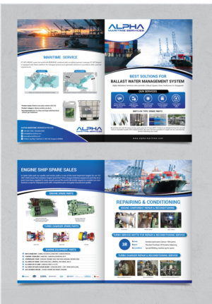 Alpha Maritime Services New Brochure | Design de Brochure par alex989