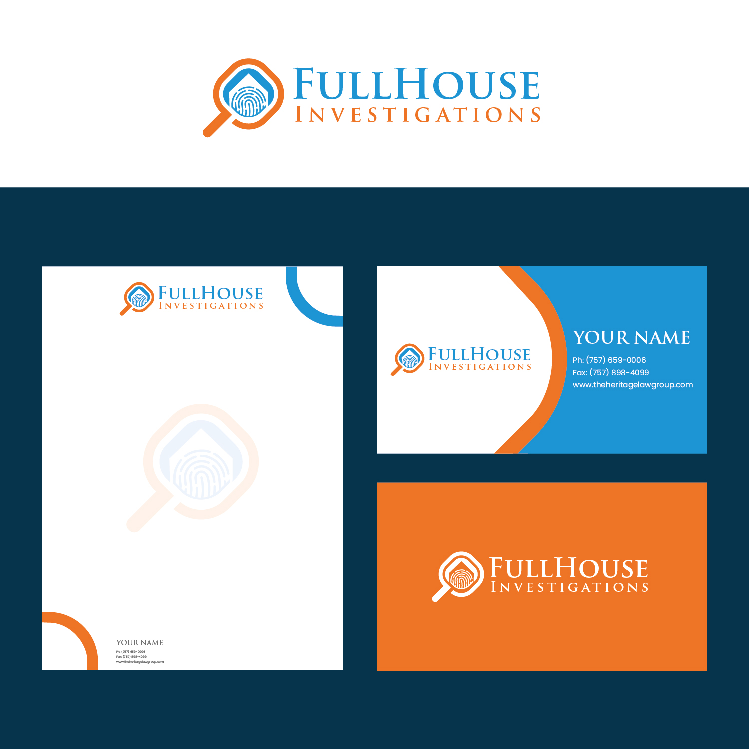 Logo-Design von MG.graphics für FullHouse Investigations | Design #27848722