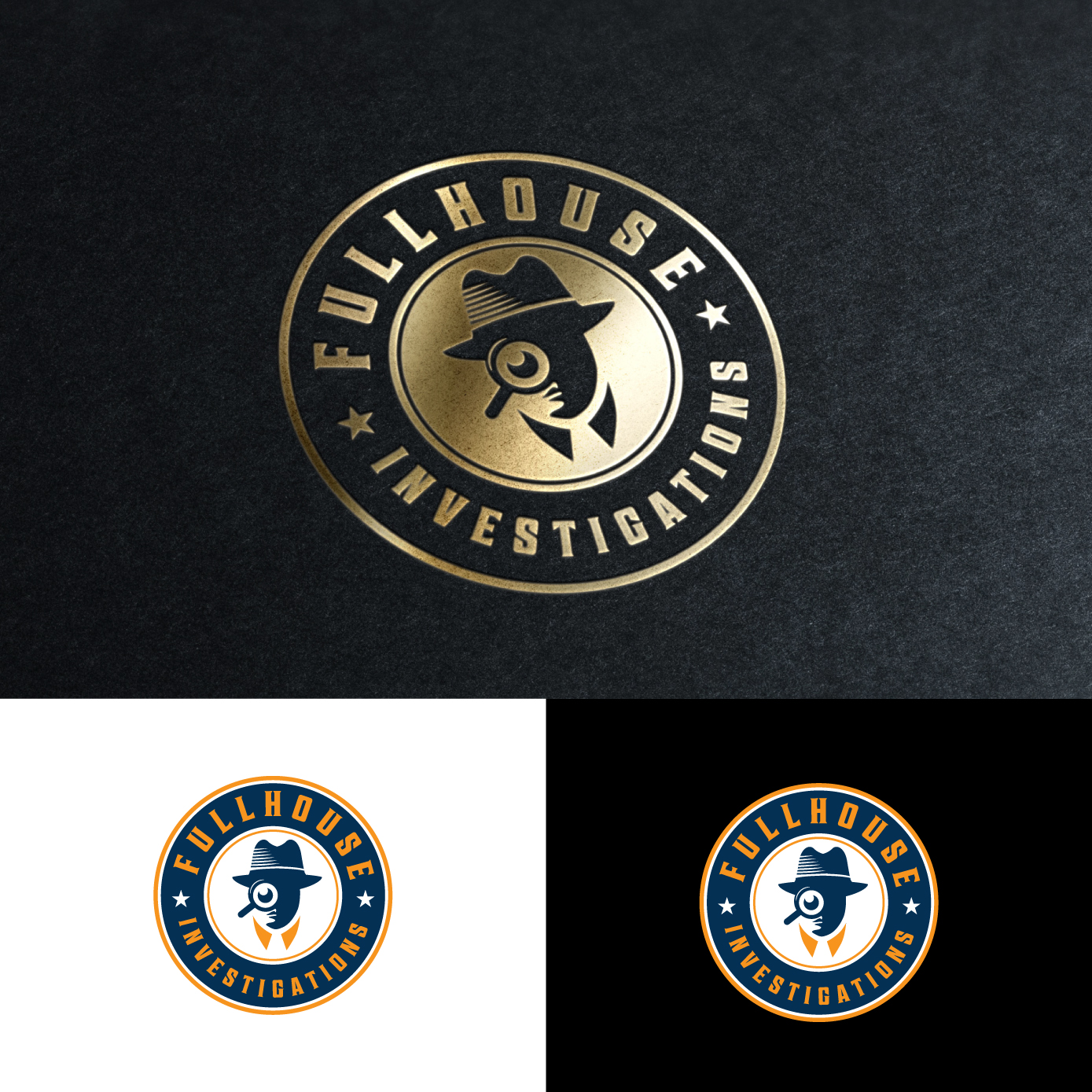 Logo Design by Radsky17 for FullHouse Investigations | Design #27849671