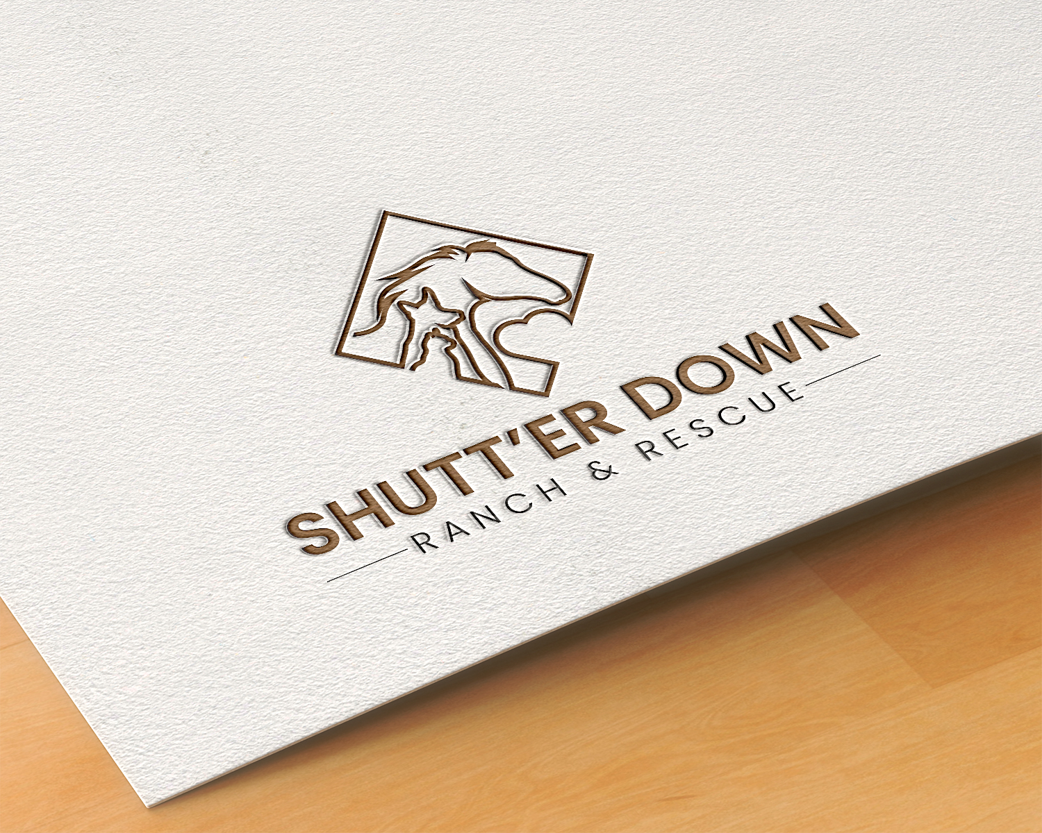 Design de Logo par Deziners Zone pour Shutt’er Down Ranch and Rescue | Design #27852500