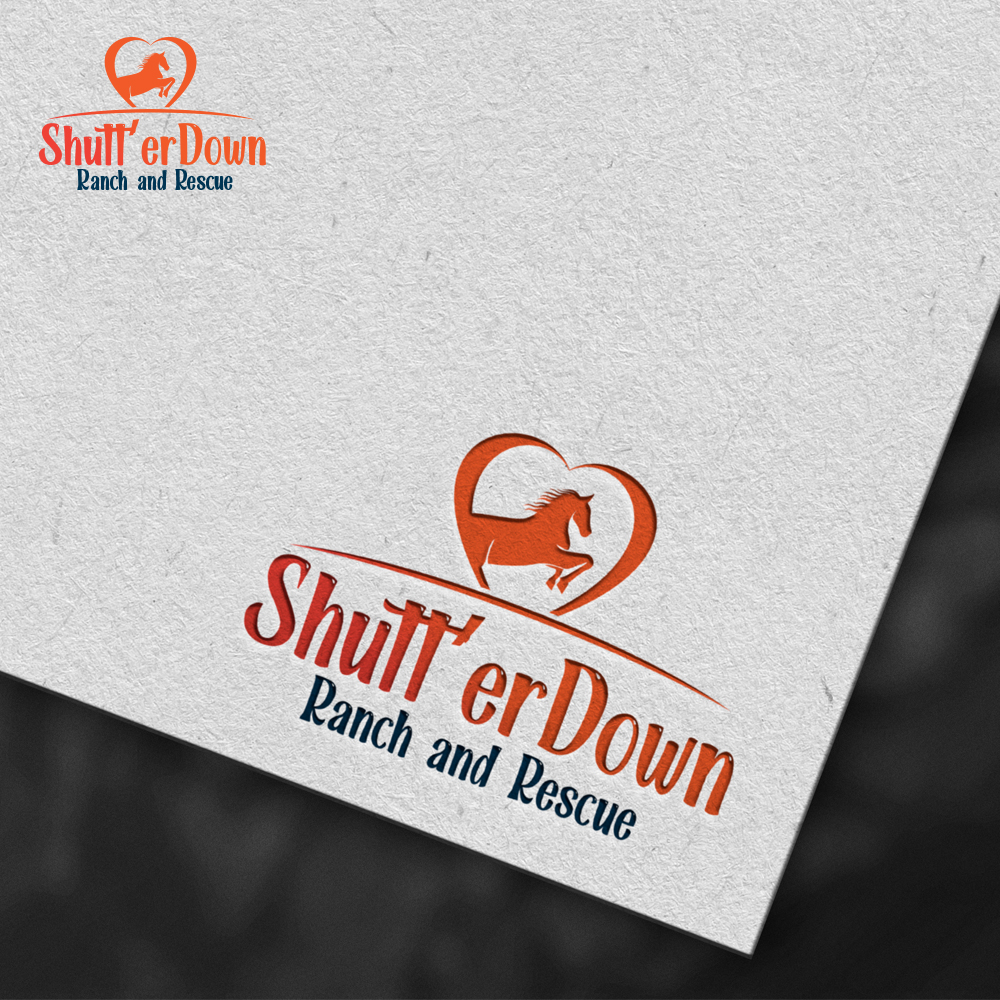 Logo Design by NZ Creatives for Shutt’er Down Ranch and Rescue | Design #27862980