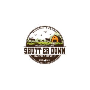 Logo Design by Red.Kanvas for Shutt’er Down Ranch and Rescue | Design: #27849316